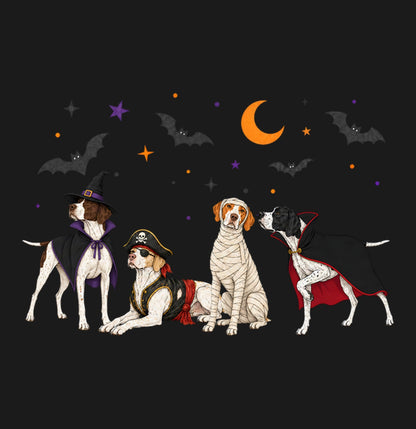 Pointer Halloween Lineup - Adult Unisex T-Shirt