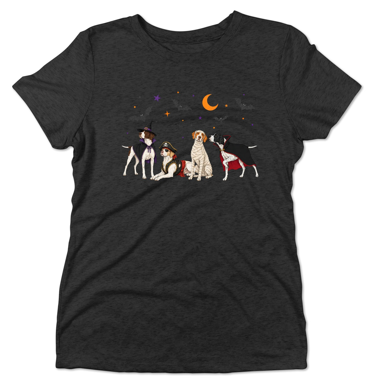 Pointer Halloween Lineup - Women's Tri-Blend T-Shirt