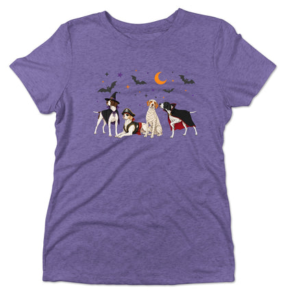 Pointer Halloween Lineup - Women's Tri-Blend T-Shirt