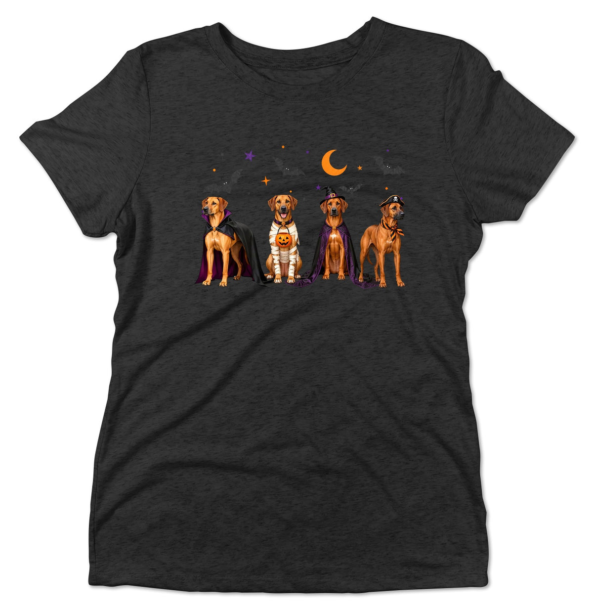 Rhodesian Ridgeback Halloween Lineup - Women's Tri-Blend T-Shirt