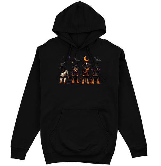 Rottweiler Halloween Lineup - Adult Unisex Hoodie
