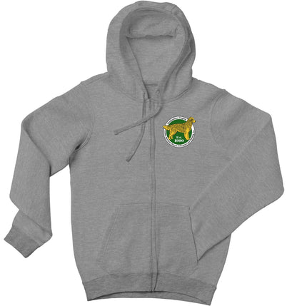 SEVA GRREAT Logo (Left Chest) - Adult Unisex Full-Zip Hoodie Sweatshirt