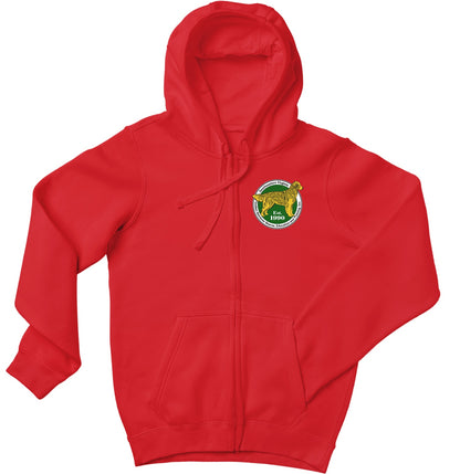 SEVA GRREAT Logo (Left Chest) - Adult Unisex Full-Zip Hoodie Sweatshirt