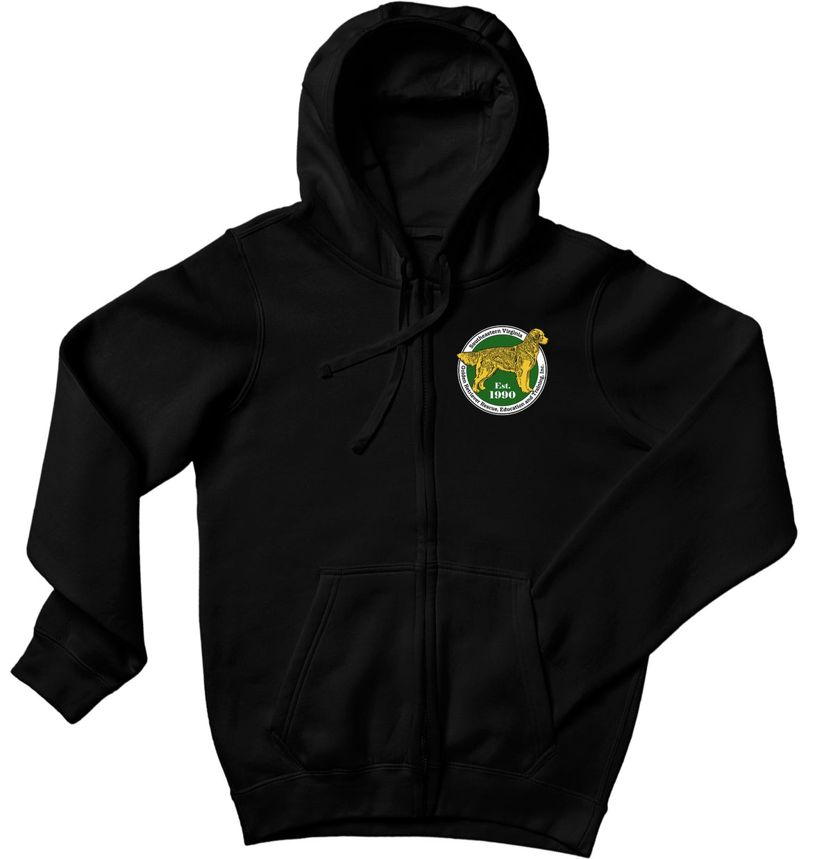 SEVA GRREAT Logo (Left Chest) - Adult Unisex Full-Zip Hoodie Sweatshirt