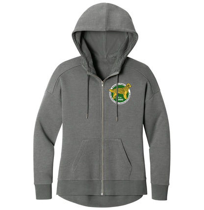 SEVA GRREAT Logo (Left Chest) - Women's Full-Zip Hoodie Sweatshirt