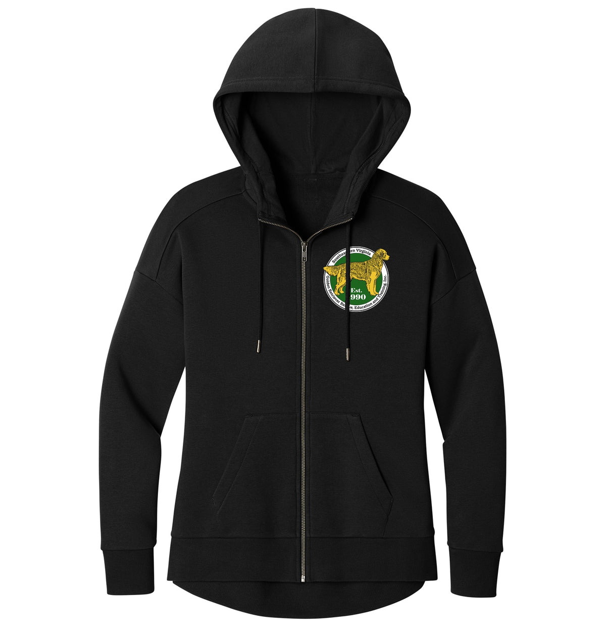 SEVA GRREAT Logo (Left Chest) - Women's Full-Zip Hoodie Sweatshirt
