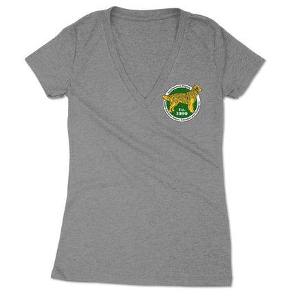 SEVA GRREAT Logo (Left Chest) - Women's V-Neck Tri-Blend T-Shirt