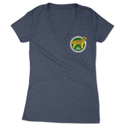 SEVA GRREAT Logo (Left Chest) - Women's V-Neck Tri-Blend T-Shirt