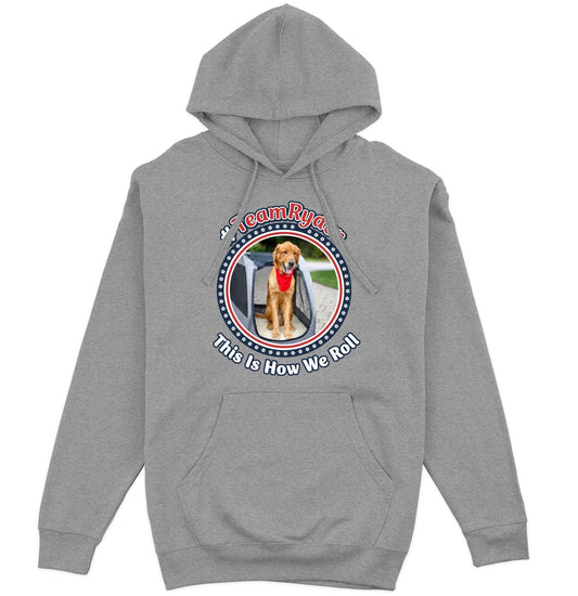 Team Ryder How We Roll - Adult Unisex Hoodie Sweatshirt - Grey - Large - Specs