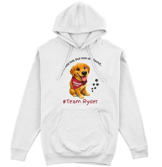 Team Ryder Once Was Lost - Adult Unisex Hoodie Sweatshirt - Grey - 2X-Large - White