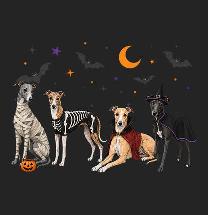 Whippet Halloween Lineup - Women's Tri-Blend T-Shirt