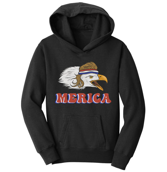 Merica Patriotic Eagle - Kids' Unisex Hoodie Sweatshirt