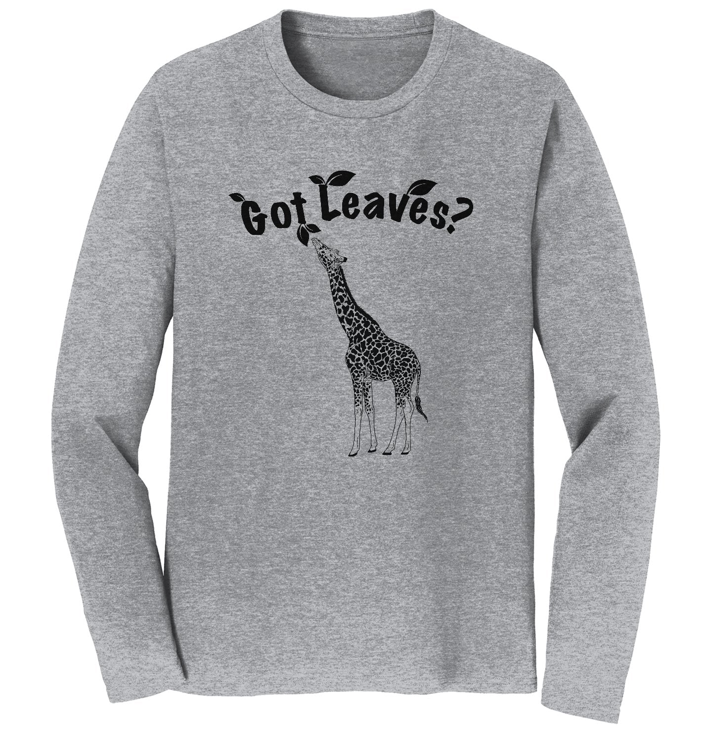 Got Leaves Giraffe - Adult Unisex Long Sleeve T-Shirt