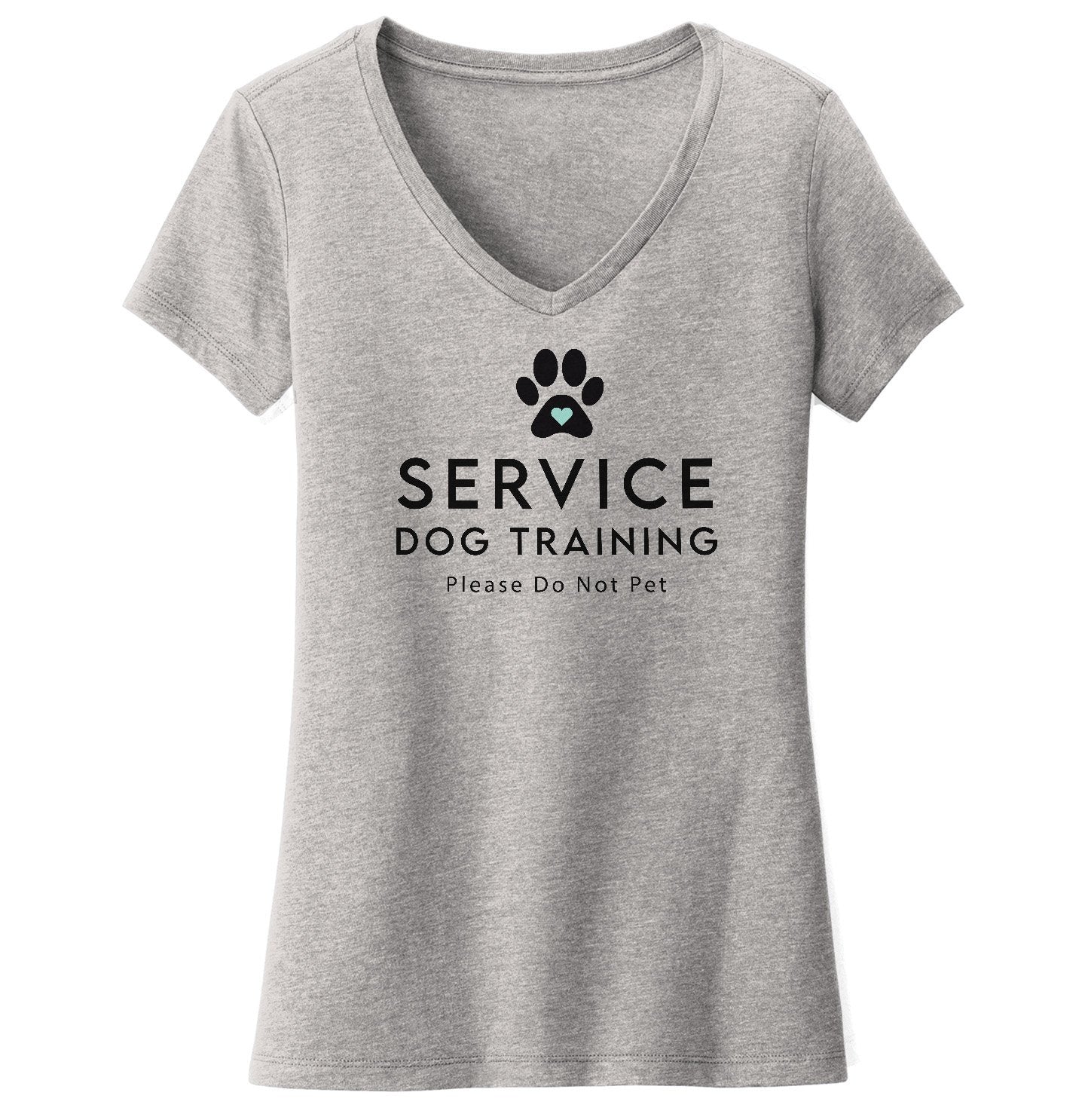 Service Dog Training - Women's V-Neck T-Shirt