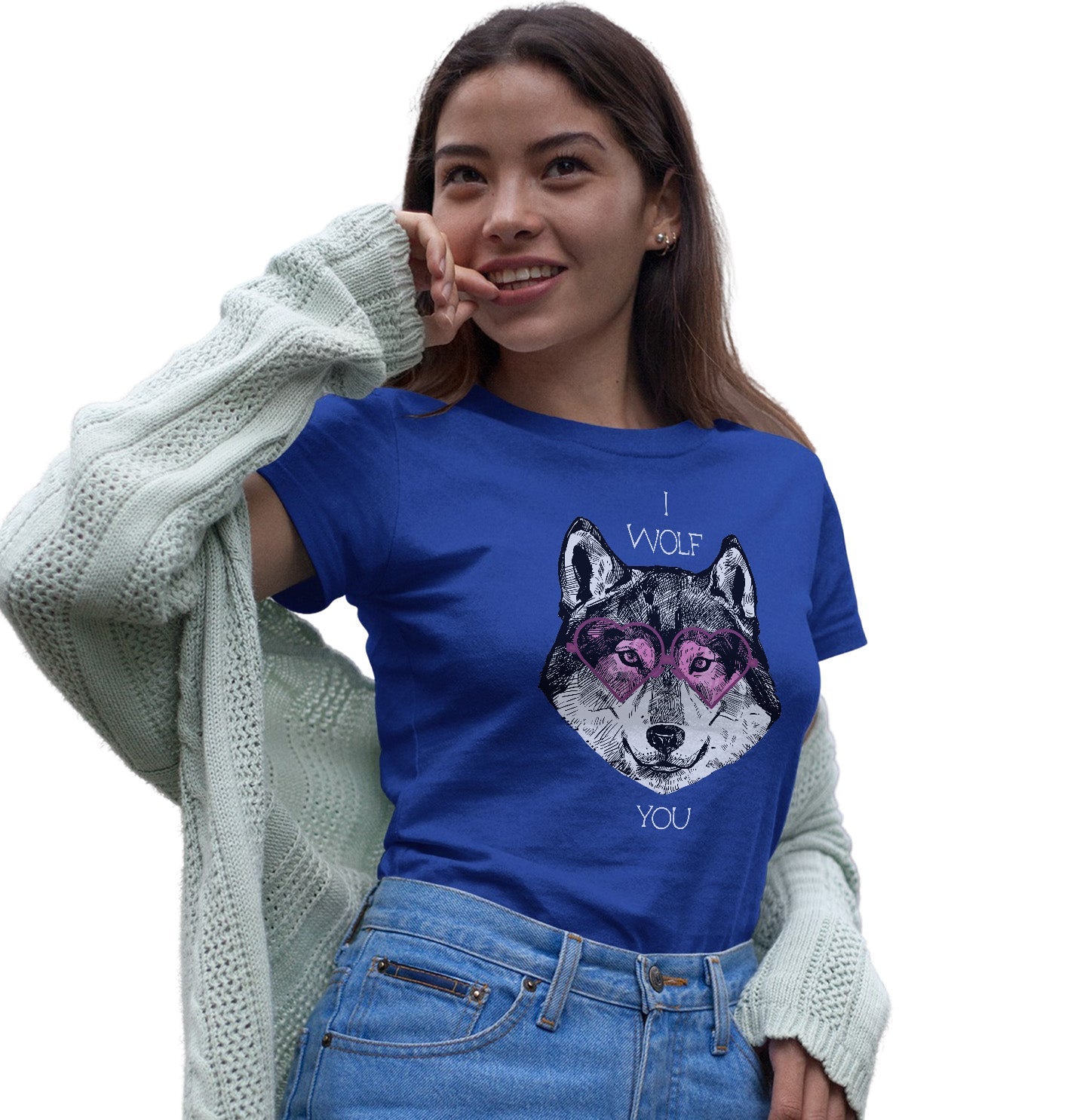 I Wolf You - Women's Fitted T-Shirt