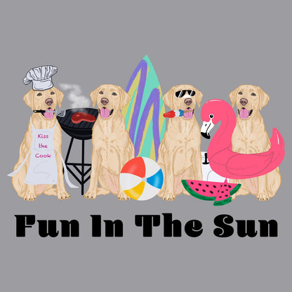 Summer Lineup Yellow Lab - Kids' Unisex T-Shirt
