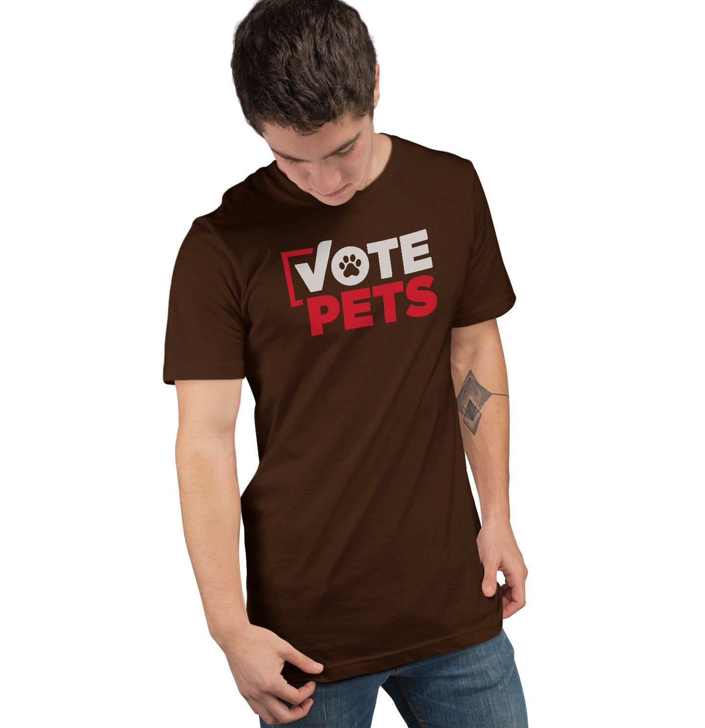 Vote Pets Stacked Logo - Adult Unisex T-Shirt