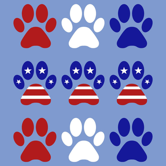 Patriotic Paws - Adult Tri-Blend T-Shirt