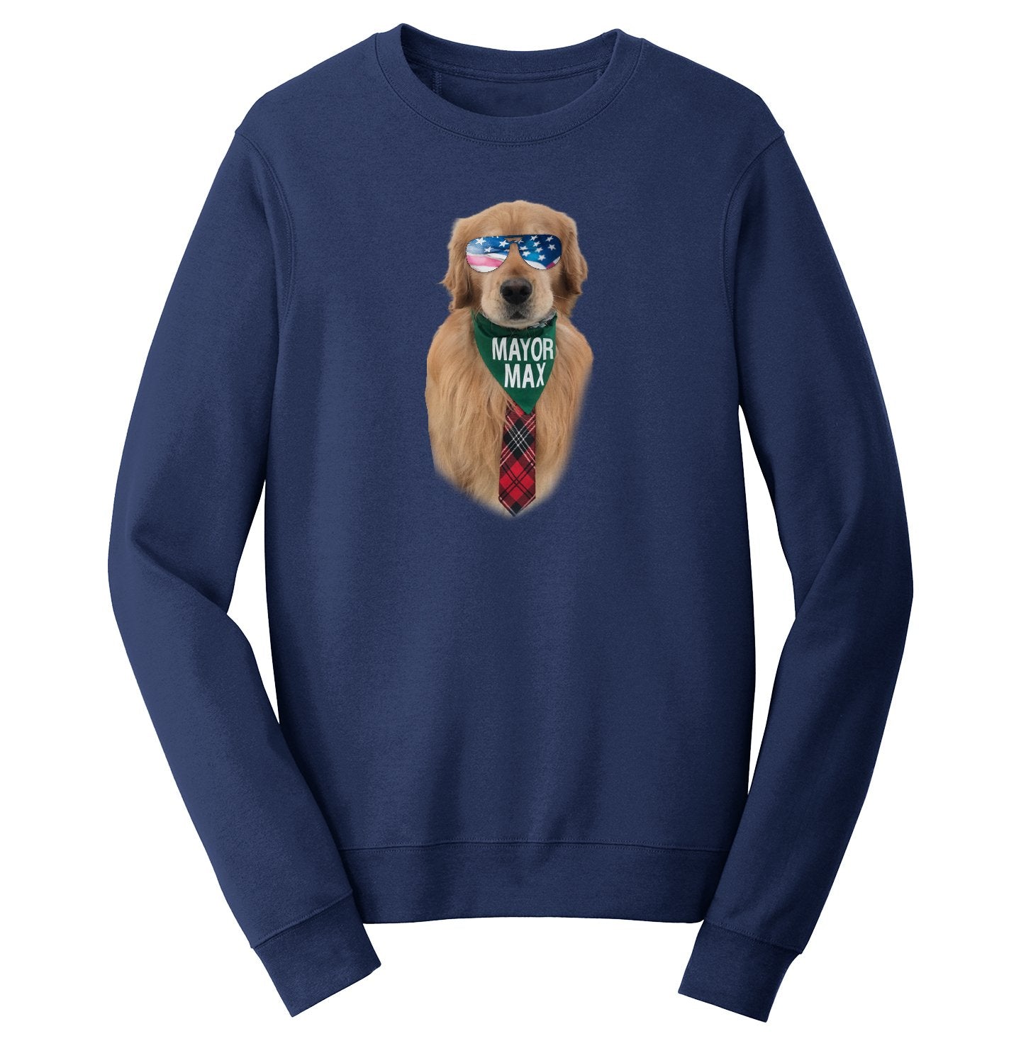 Sunglasses Mayor Max - Adult Unisex Crewneck Sweatshirt