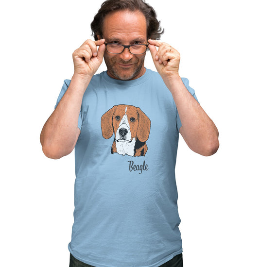 Animal Pride - Beagle Headshot - Adult Unisex T-Shirt