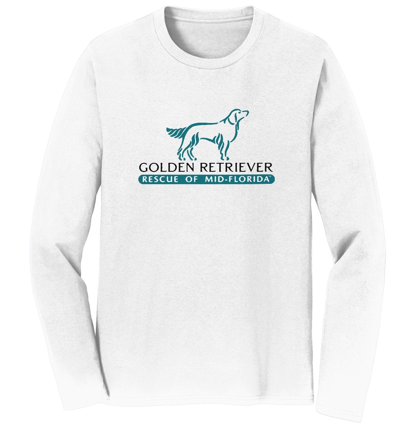 Golden Retriever Rescue of Mid-Florida Logo - Adult Unisex Long Sleeve T-Shirt