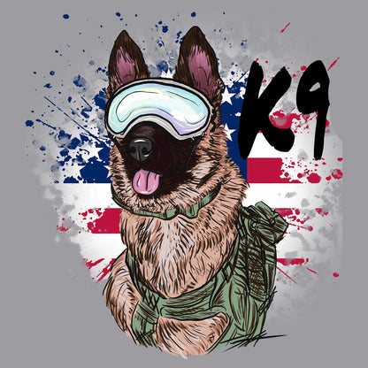 Military K9 German Shepherd - Kids' Unisex T-Shirt