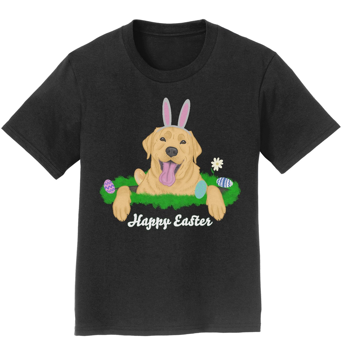 Rabbit Hole Yellow Labrador - Kids' Unisex T-Shirt