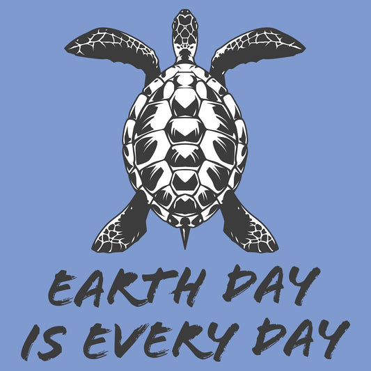 Earth Day is Every Day Sea Turtle - Women's Tri-Blend T-Shirt