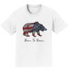 Bear Flag Overlay - Kids' Unisex T-Shirt