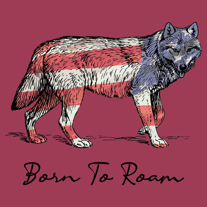 Wolf Flag Overlay - Adult Unisex T-Shirt