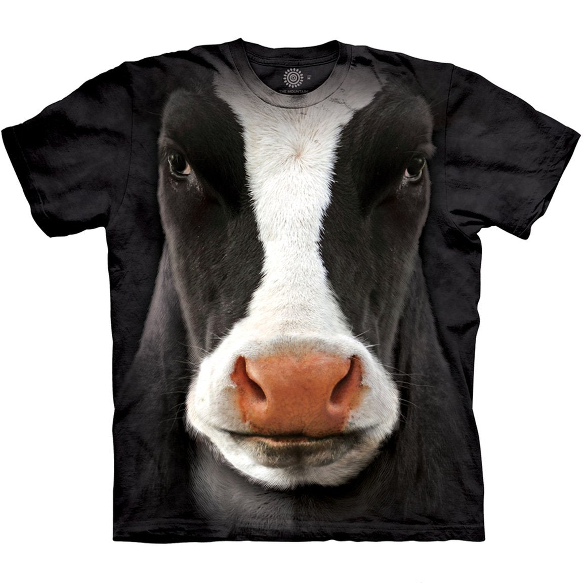The Mountain Black Cow Face - T-Shirt
