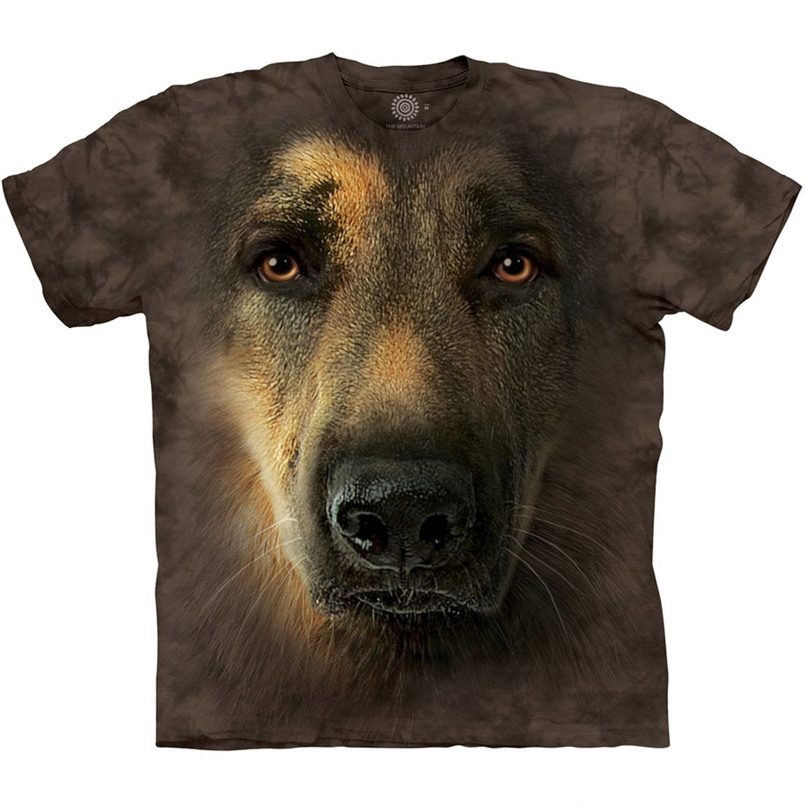 The Mountain German Shepherd Portrait - T-Shirt