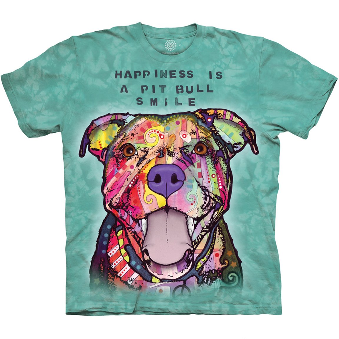 The Mountain Pit Bull Smile - T-Shirt