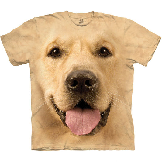 Big Face Golden - Adult Unisex T-Shirt