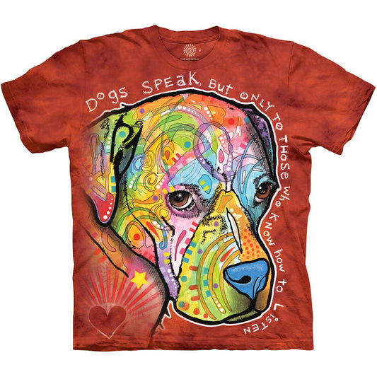 Dogs Speak - Adult Unisex T-Shirt
