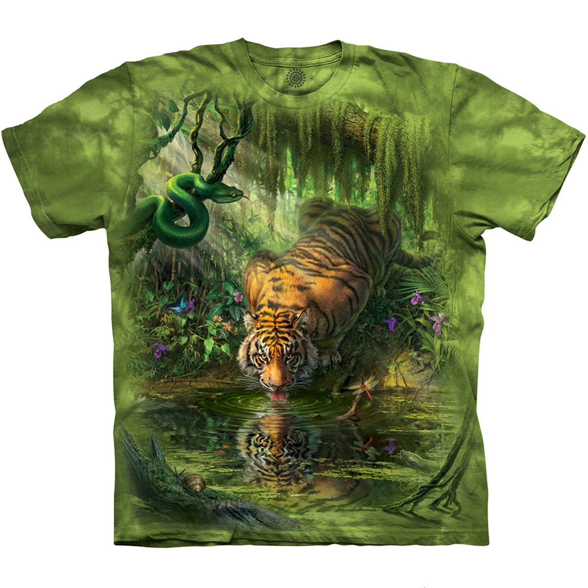 The Mountain Enchanted Tiger - T-Shirt