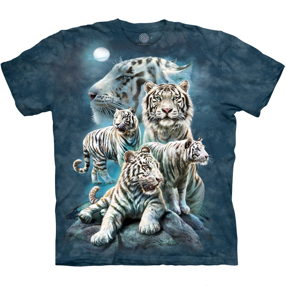 The Mountain Night Tiger Collage - T-Shirt