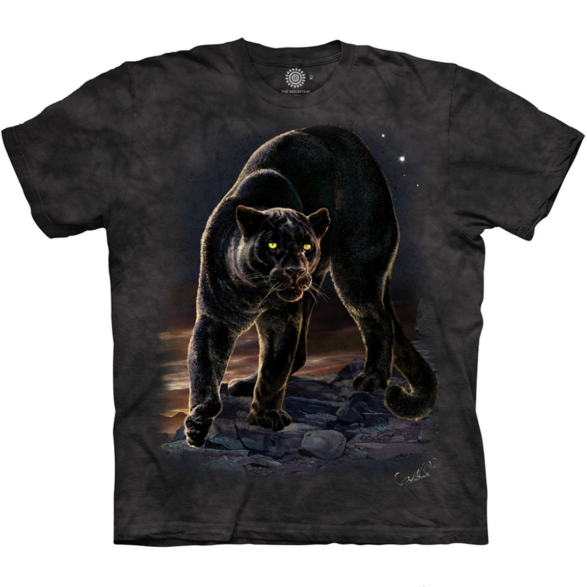 The Mountain Panther Portrait - T-Shirt