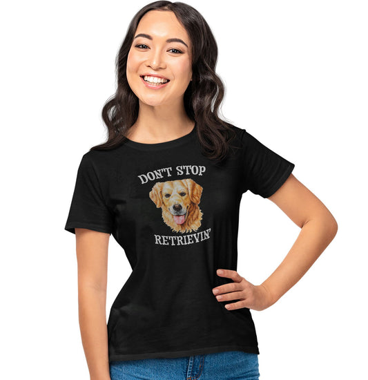 Don't Stop Retrievin' - Women's Tri-Blend T-Shirt
