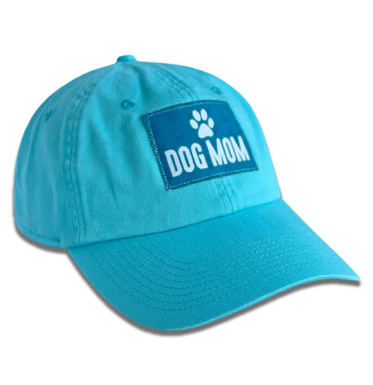 Animal Pride - Dog Mom Applique on Teal - Ladies Washed Twill Hat