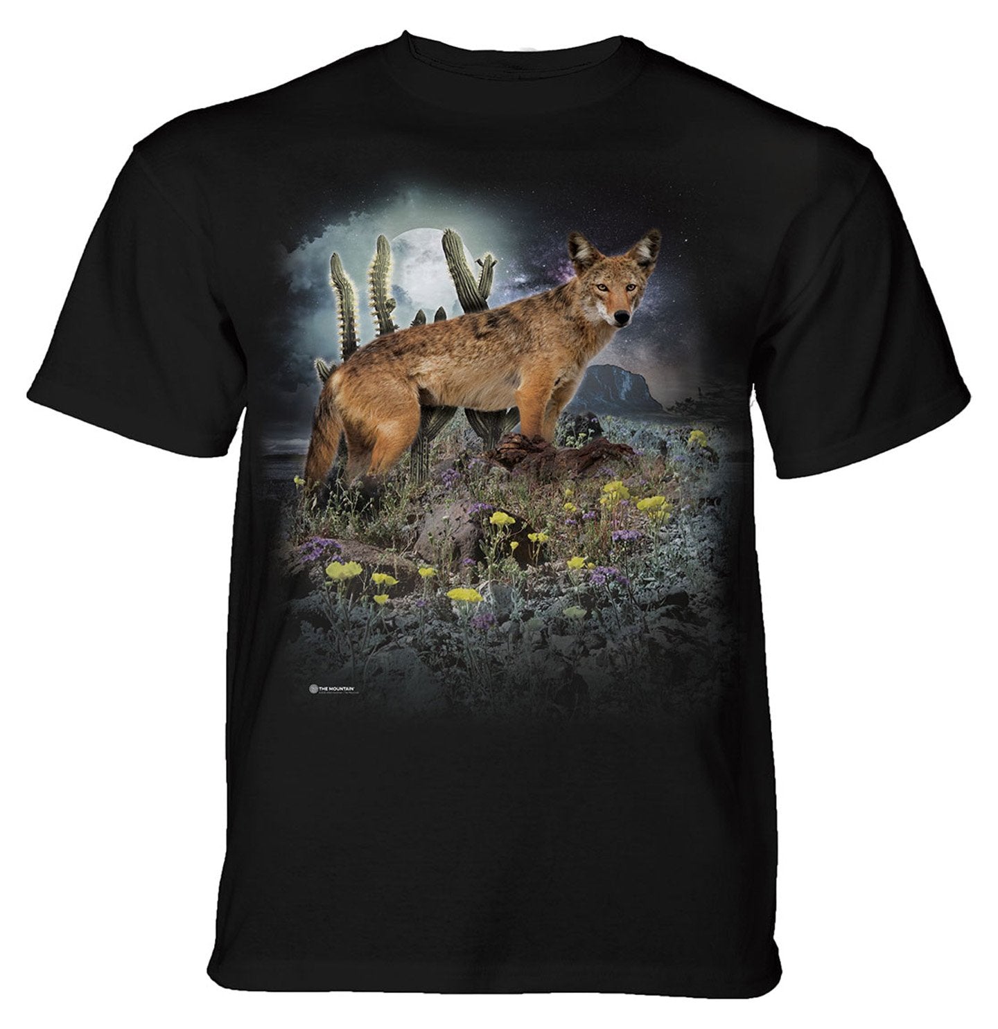 The Mountain - Desert Coyote - Adult Unisex T-Shirt