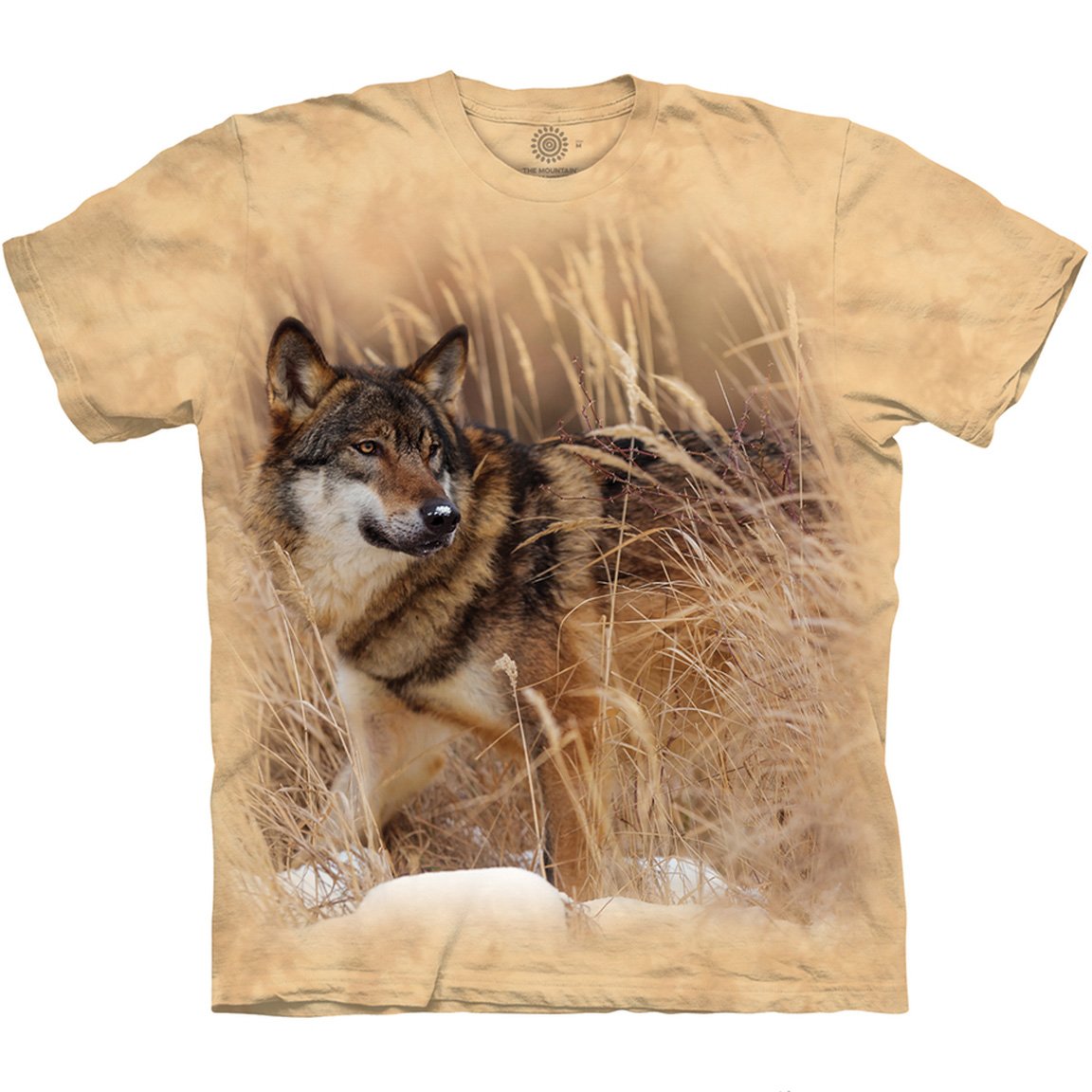 The Mountain Winter Wolf Portrait T-Shirt