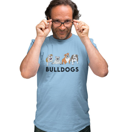 Bulldogs Lineup - Adult Unisex T-Shirt