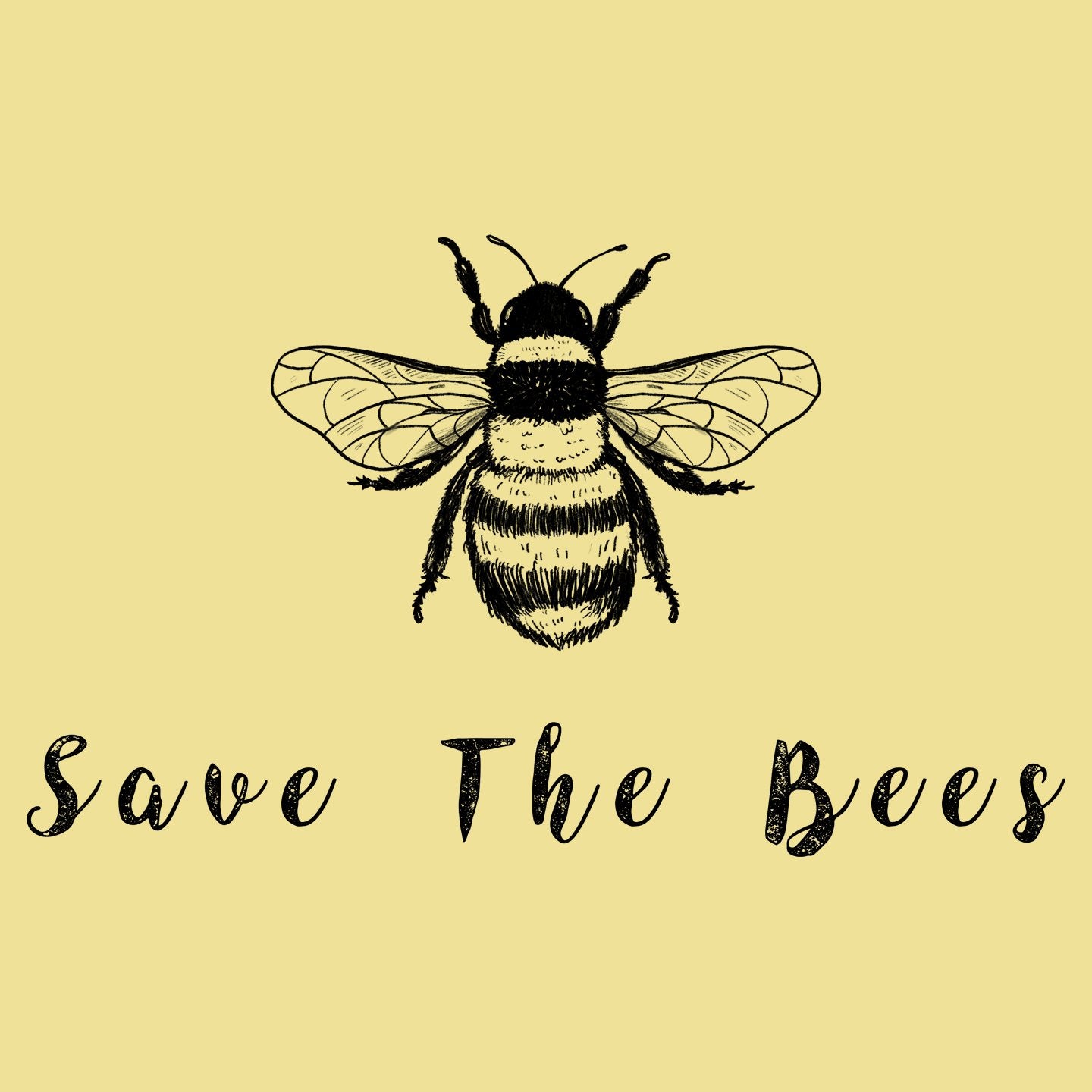 Save the Bees - Adult Unisex T-Shirt