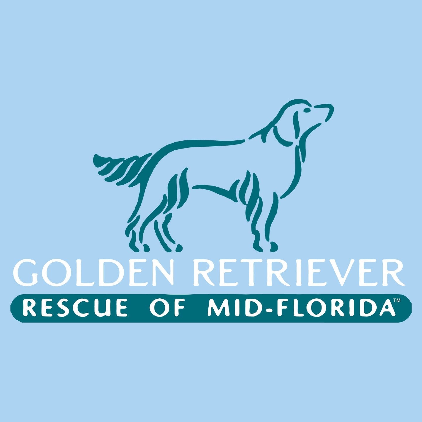 Golden Retriever Rescue of Mid-Florida Logo - Adult Unisex T-Shirt