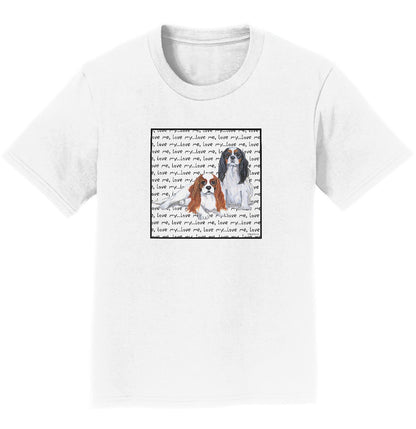 Cavaliers Love Text - Kids' Unisex T-Shirt