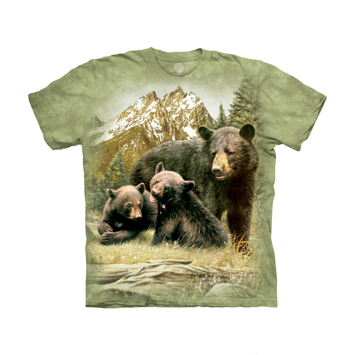 The Mountain Black Bear Family - Kids' Unisex T-Shirt