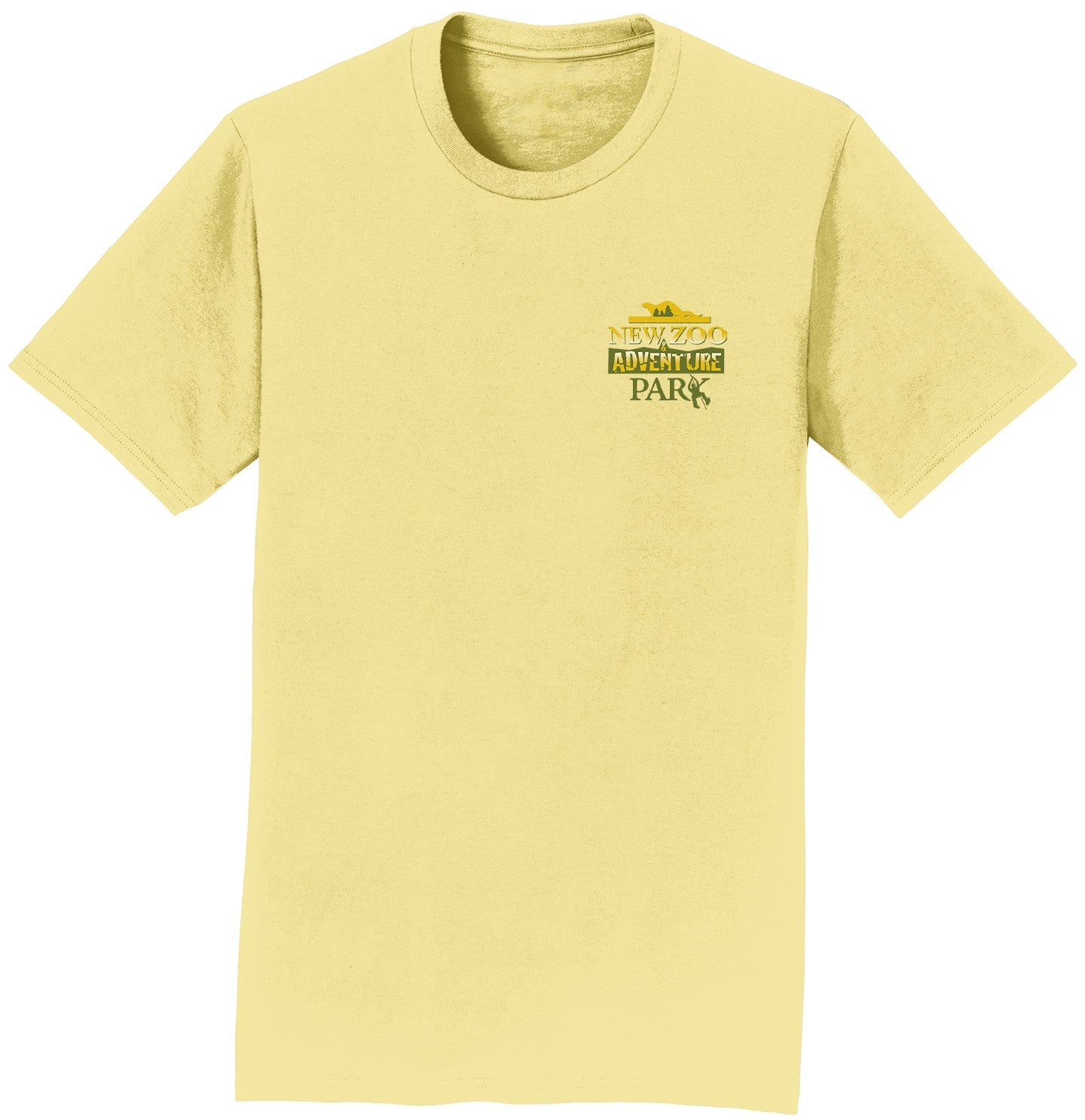 NEW Zoo and Adventure Park Pocket Logo - Adult Unisex T-Shirt