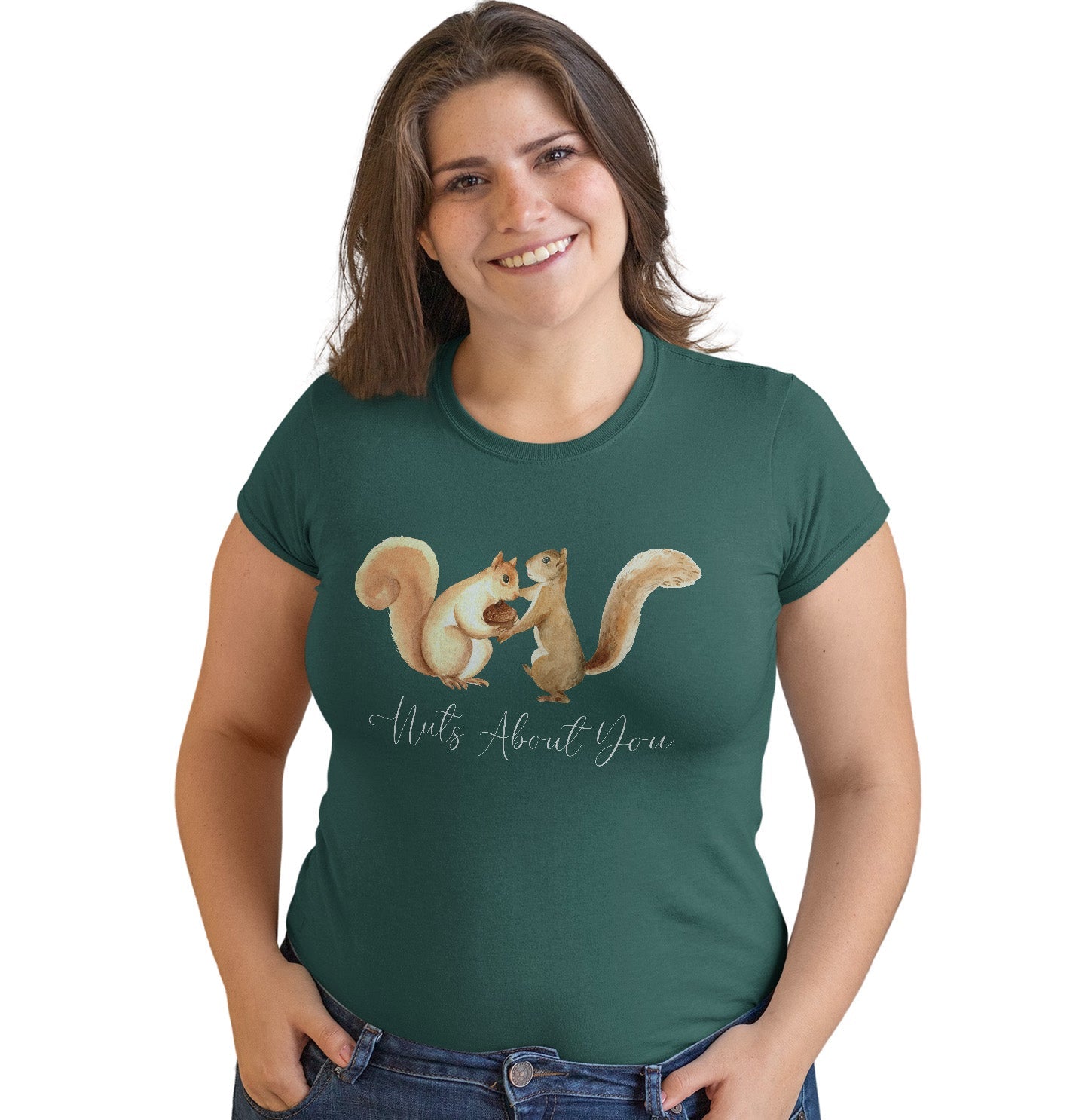 Nuts About You - Women's Fitted T-Shirt