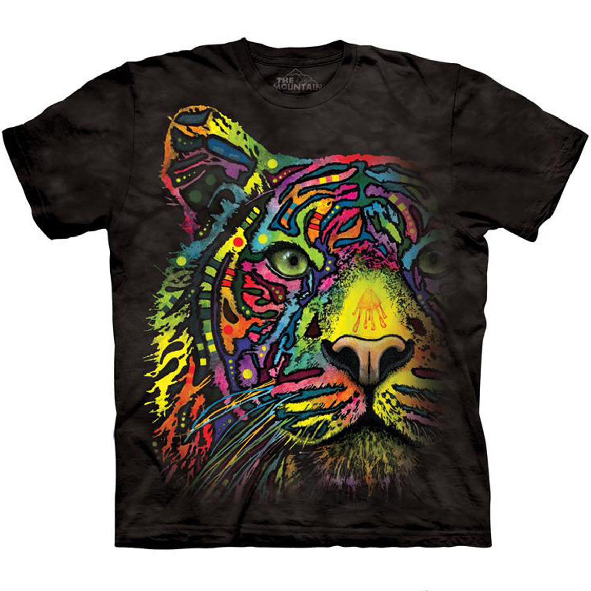 Rainbow Tiger - The Mountain Russo - Adult Unisex T-Shirt – AnimalPride.com